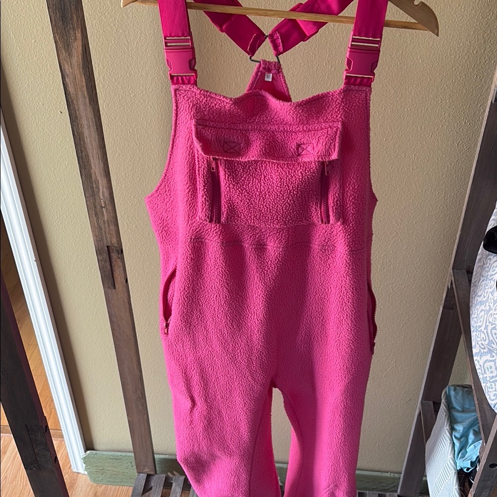 Kids Pink Fleece One Piece